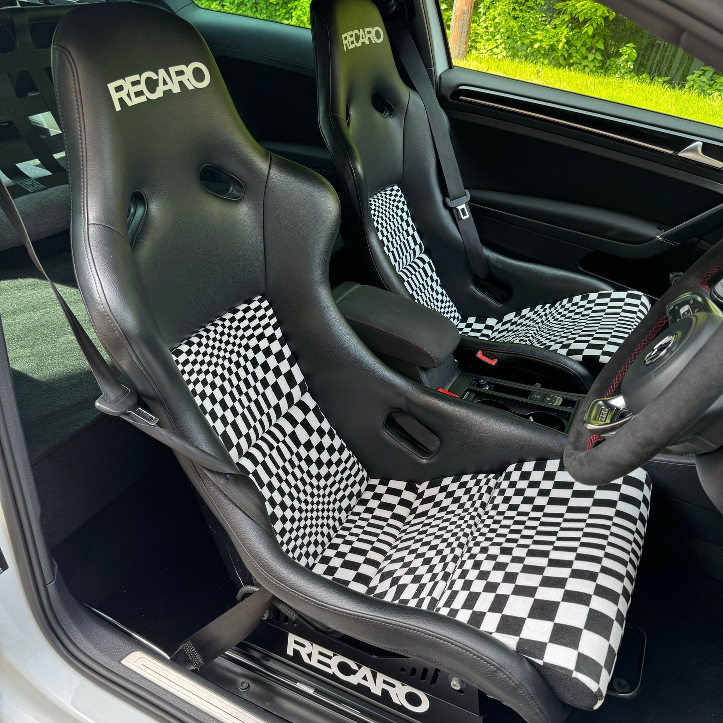 Recaro pole position custom seat inserts